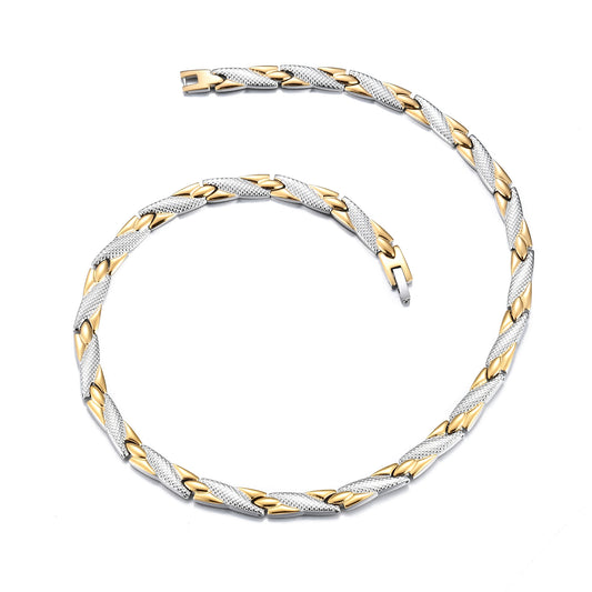 Dragon pattern germanium titanium necklace titanium magnet necklace for men